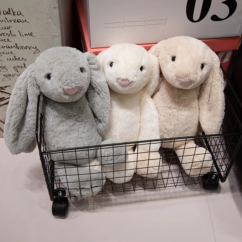 Cute Lop Rabbit Plush Toy – Soft Stuffed Bunny with Long Ears