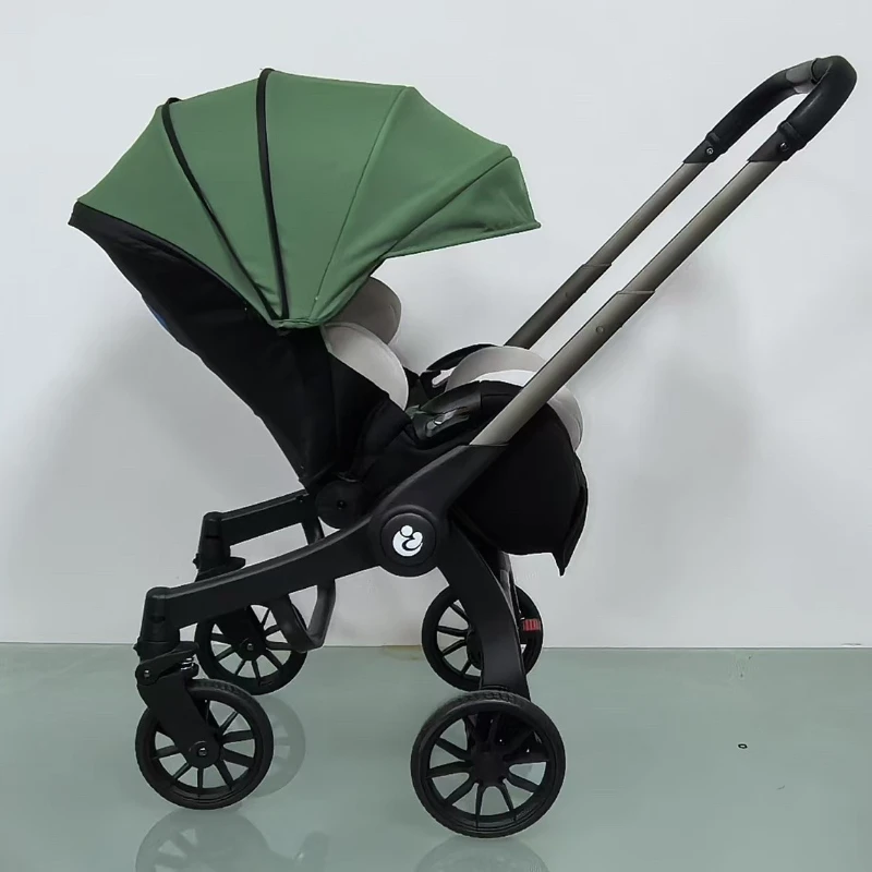 4-in-1 Foldable Baby Stroller with Car Seat & Infant Carrier
