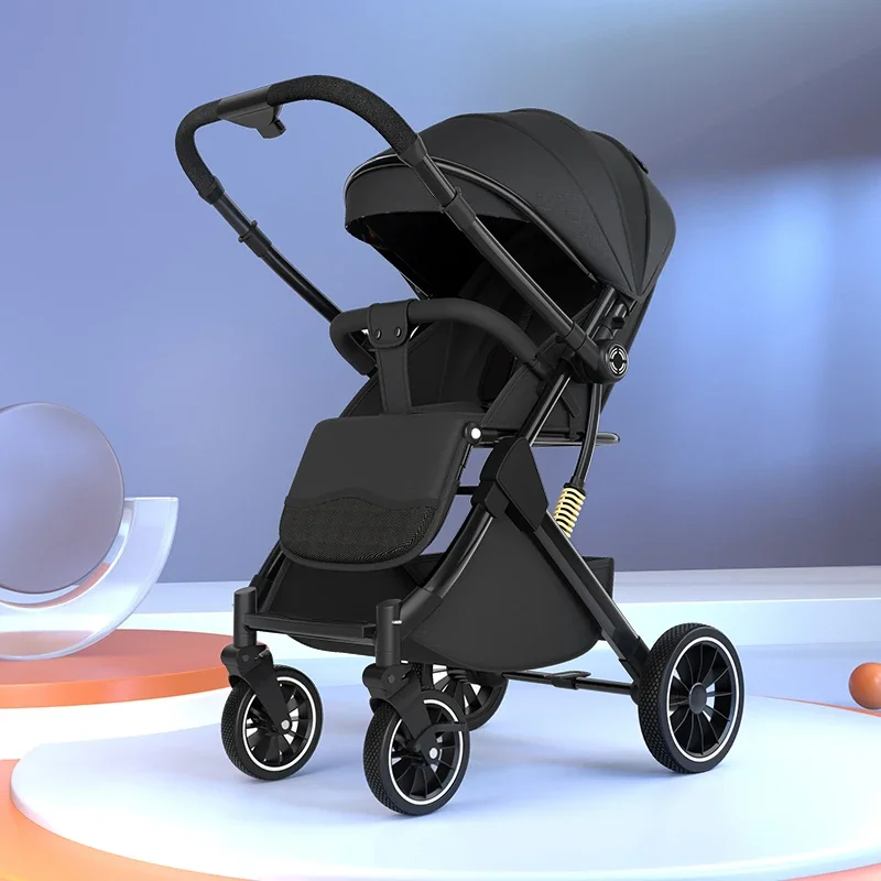 Lightweight Foldable Baby Stroller for Ages 0–3 Years, Sit & Lie Design
